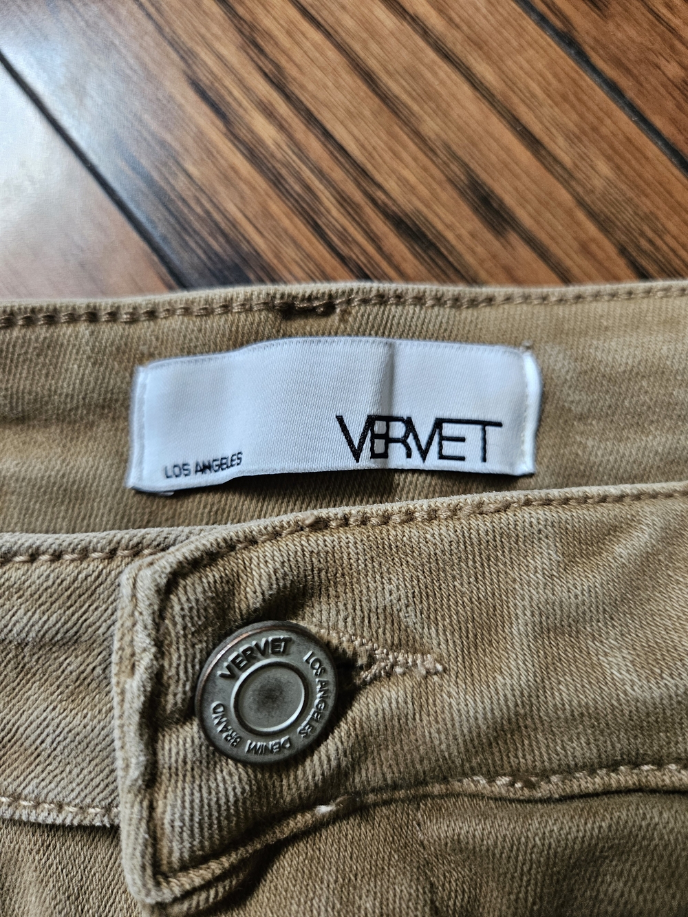 Beige Flared Jeans - Picture 3 of 6